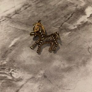 Gold Zebra Brooch Sarah Coventry